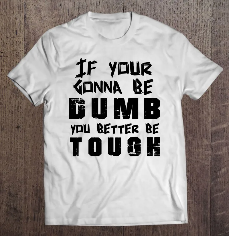 

Футболка мужская оверсайз с надписью «If Your Going You Better Be Hard»