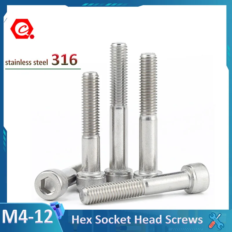 

Шестигранные винты из нержавеющей стали 316 M5 M6 M8 M10 M12