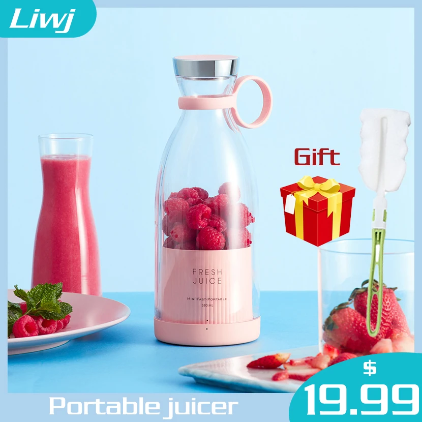 

Portable Electric Juicer Blender Usb Mini Fruit Mixers Juicers Fruit Extractors Food Milkshake Multifunction Juice Maker Machine