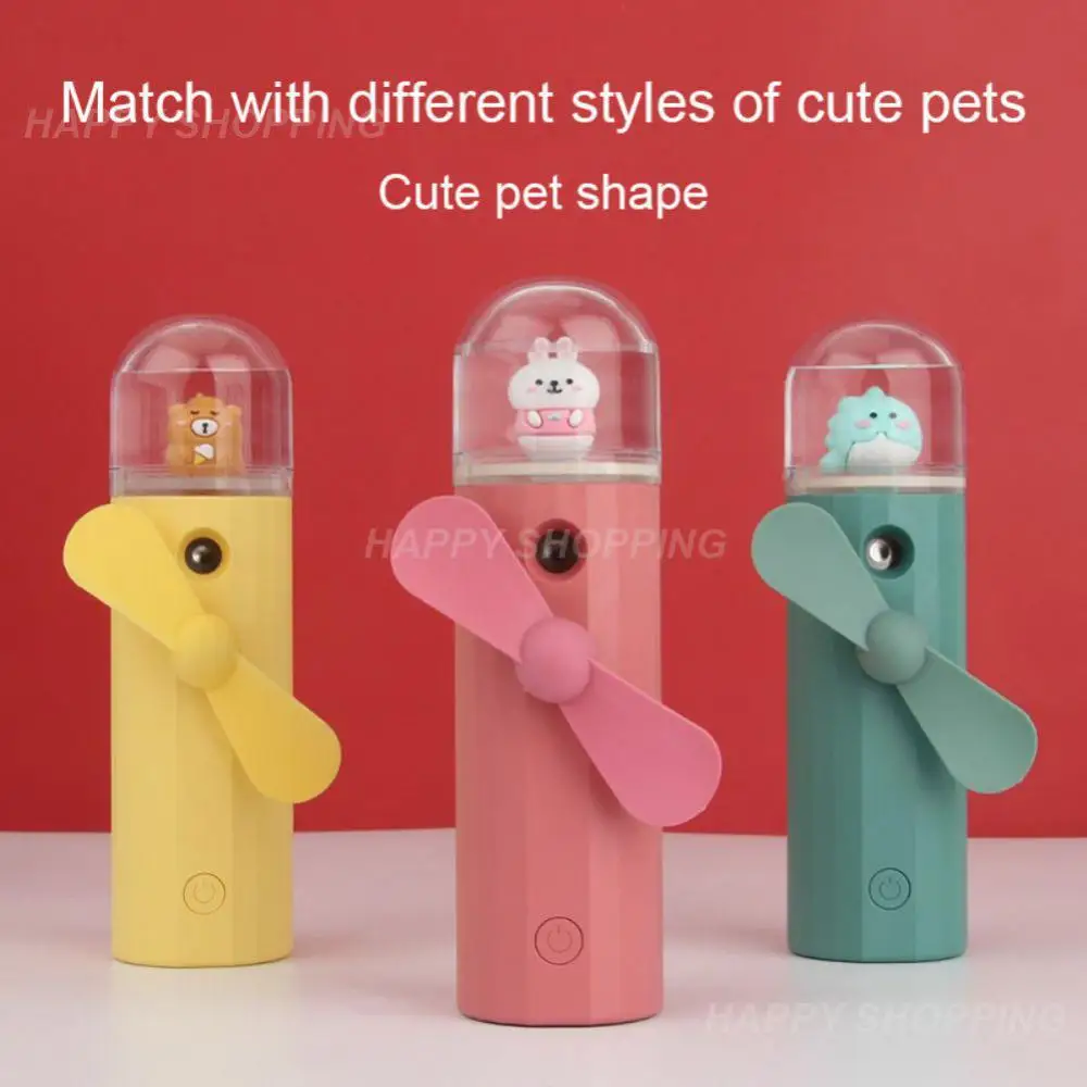 

Battery Water Spray Mist Fan Portable Mini Fan Handheld Face Moisturizing Hydrating Usb Rechargeable Handheld Spray Fan