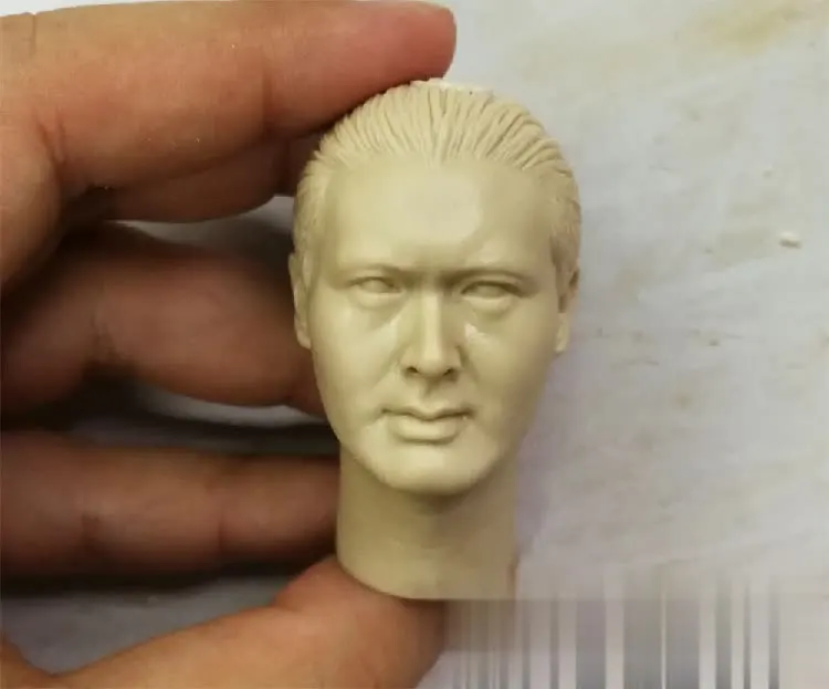 Масштаб 1/6 модель Chow Yun Fat Head Sculpt для 12-дюймовой экшн-фигурки куклы Неокрашенная