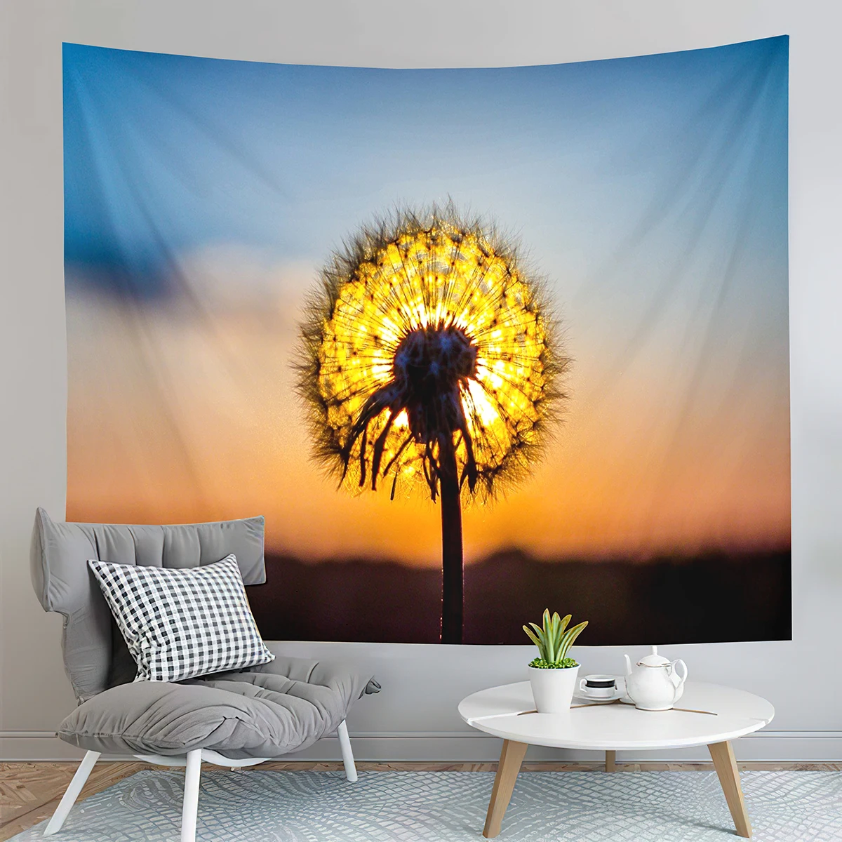 

Natural Scenery Tapestry Creative Flower Tapestry Photography Ideas Tapestry Art Home Living Room Bedroom Dorm Tapestries Decor