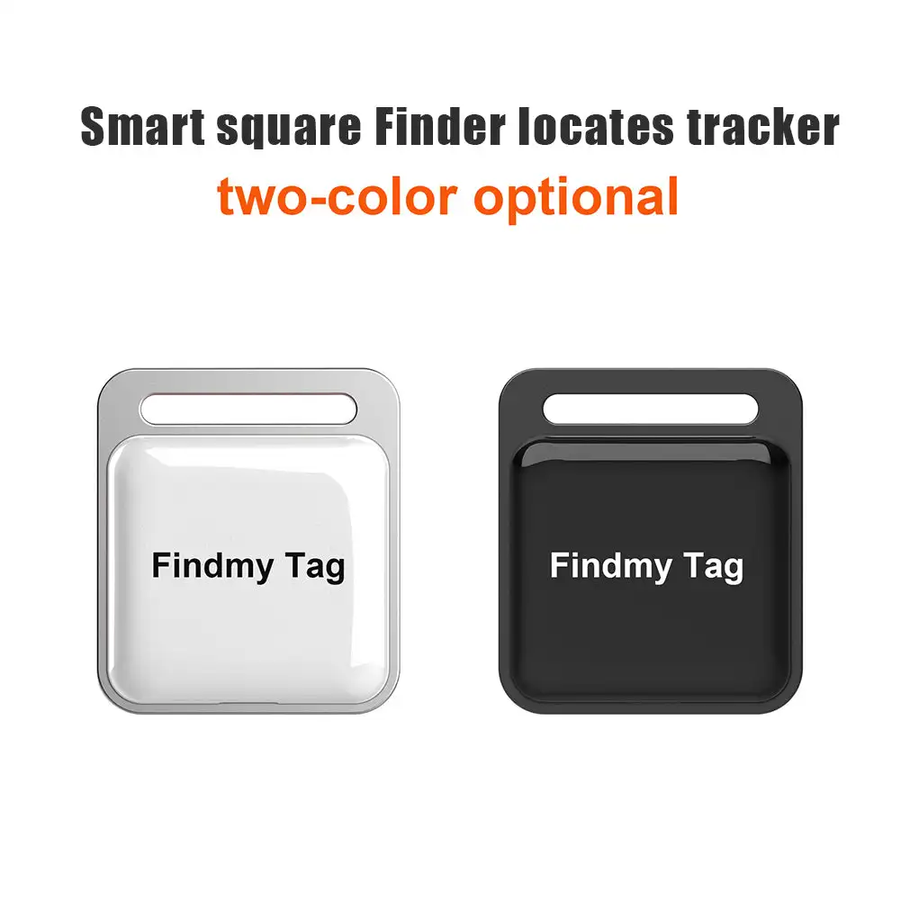

Square Smart Finder Location Tracker Portable GPS Tracker Bluetooth-compatible Anti-Lost Keychain Two-Way Locator Global Locator