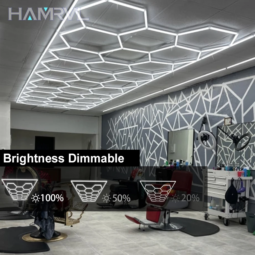 Диммована Парикмахерская Тренажерный зал Светодиодный потолочный светильник
