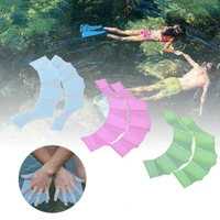 swimming hand finger fin learning swimming pool accessory finger wear hand web flippers training diving gloves swim pool paddles