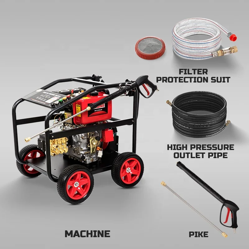 CE очиститель высокого давления 250 бар 188FE 3600PSI коммерческий для автомобиля