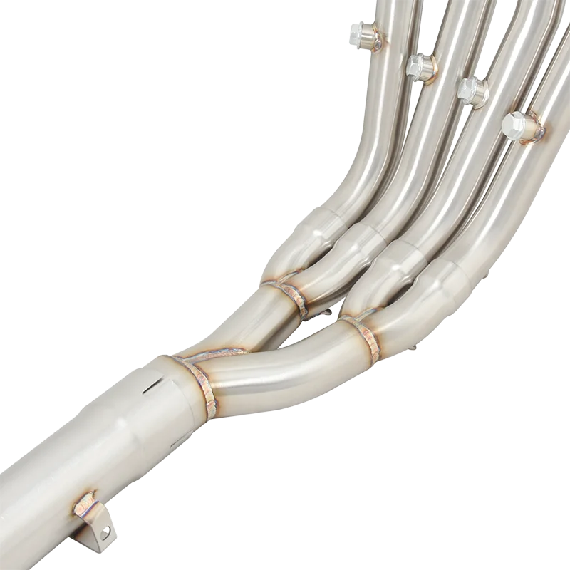 Фото Для QJMOTOR QJ800GS-G QJ 800 GS-G SRK800RR 2023 2024, мотоциклетная выхлопная труба, модифицированная передняя соединительная труба, оригинальный глушитель №2