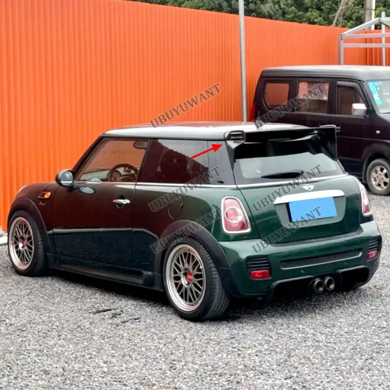 Фото Для BMW Mini Cooper 2006-13 R50 R53 R56 Ver.2.11/2.12 Тип B Стиль JCW Высококачественный карбоновый задний спойлер-антикрыло на крышку багажника №4