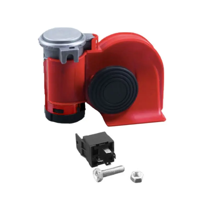 

Очень громкий двойной сигнал поезда для грузовиков, лодок, автомобилей, воздушные электрические улитки 12 В/24 В, водонепроницаемые двухцветн...