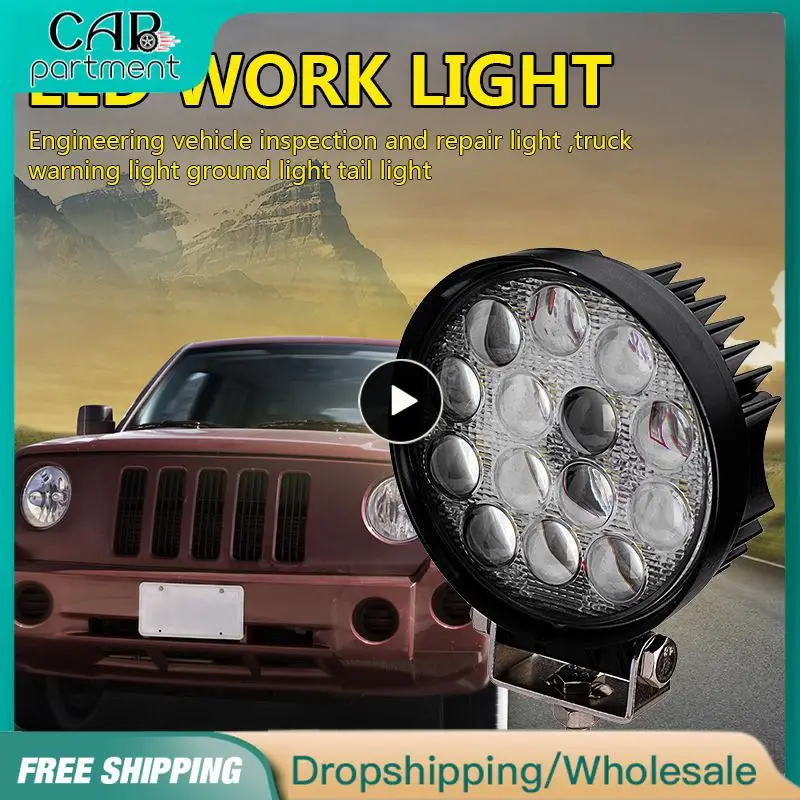 42 Вт, 4 дюйма, Φ для внедорожника, лодки, трактора, грузовика, 4x4, полноприводного автомобиля, внедорожника, квадроцикла, Φ Bar 12V 24V 6500K