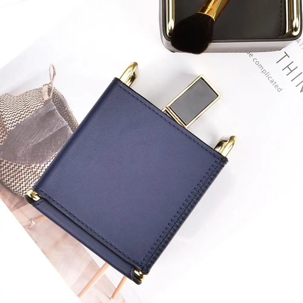 

Practical Simple 4 Colors Desktop Storage Box Sundries Faux Leather Desktop Storage Box for Dormitory Pen Holder