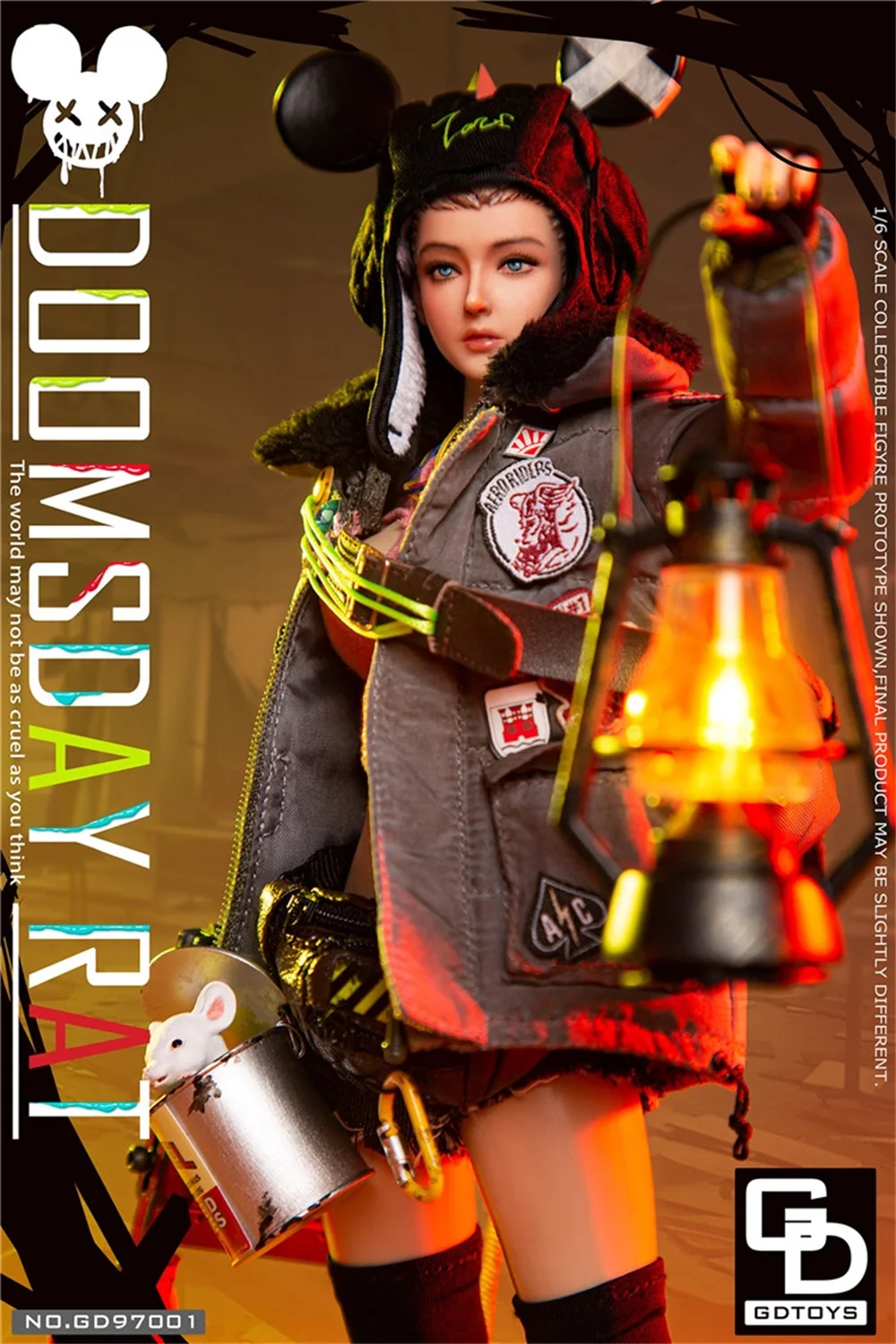 Фото 1/6 GDTOYS GD97001 DoomsdayRat женщина девушка воин мышь полный набор подвижная фигурка подарок для фанатов коллекционировать №1