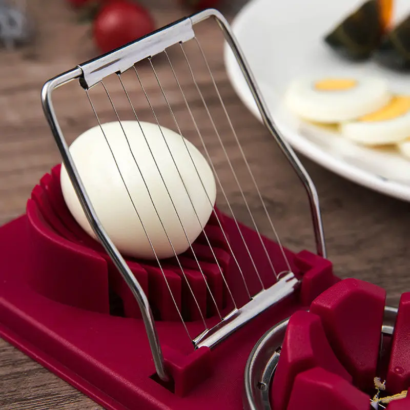 

Egg Slicer Stainless Steel Household Eggs Cutter Multi-Functional Creative Breakfast Tool Splitter KitchenTools Egg Tools