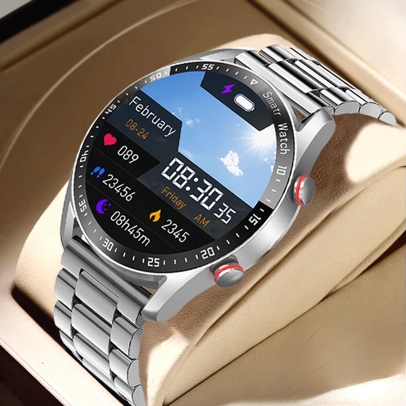 

2023 Bluetooth Call Smart Watch Men Laser Health Blood Pressure Watches Man Sports Waterproof Free shipping The new listing