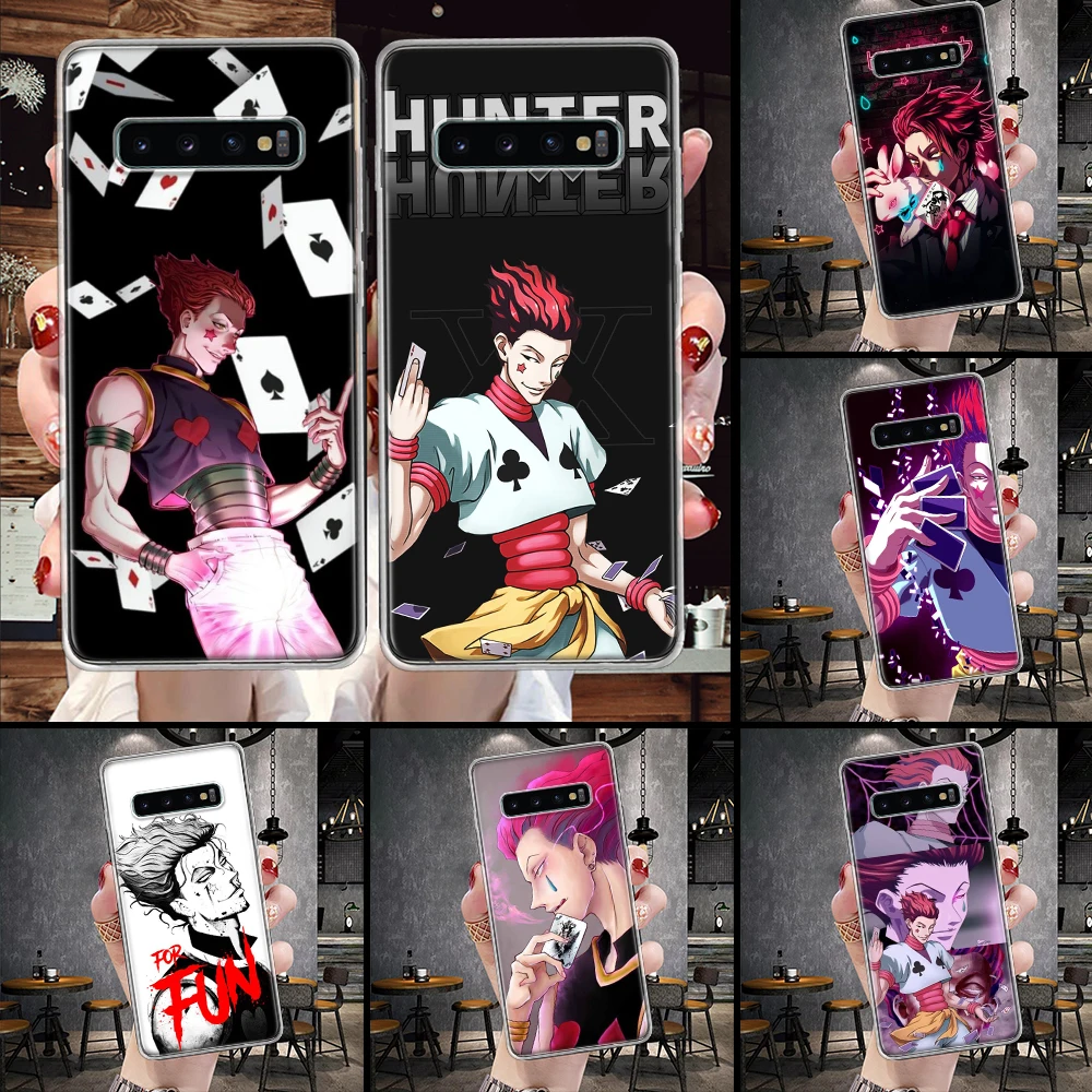Чехол Hunter HXH Hisoka для телефона Samsung Galaxy S21 S20 FE S22 S23 S24 Ultra S10 Plus S9 + S8 S10E мягкий чехол