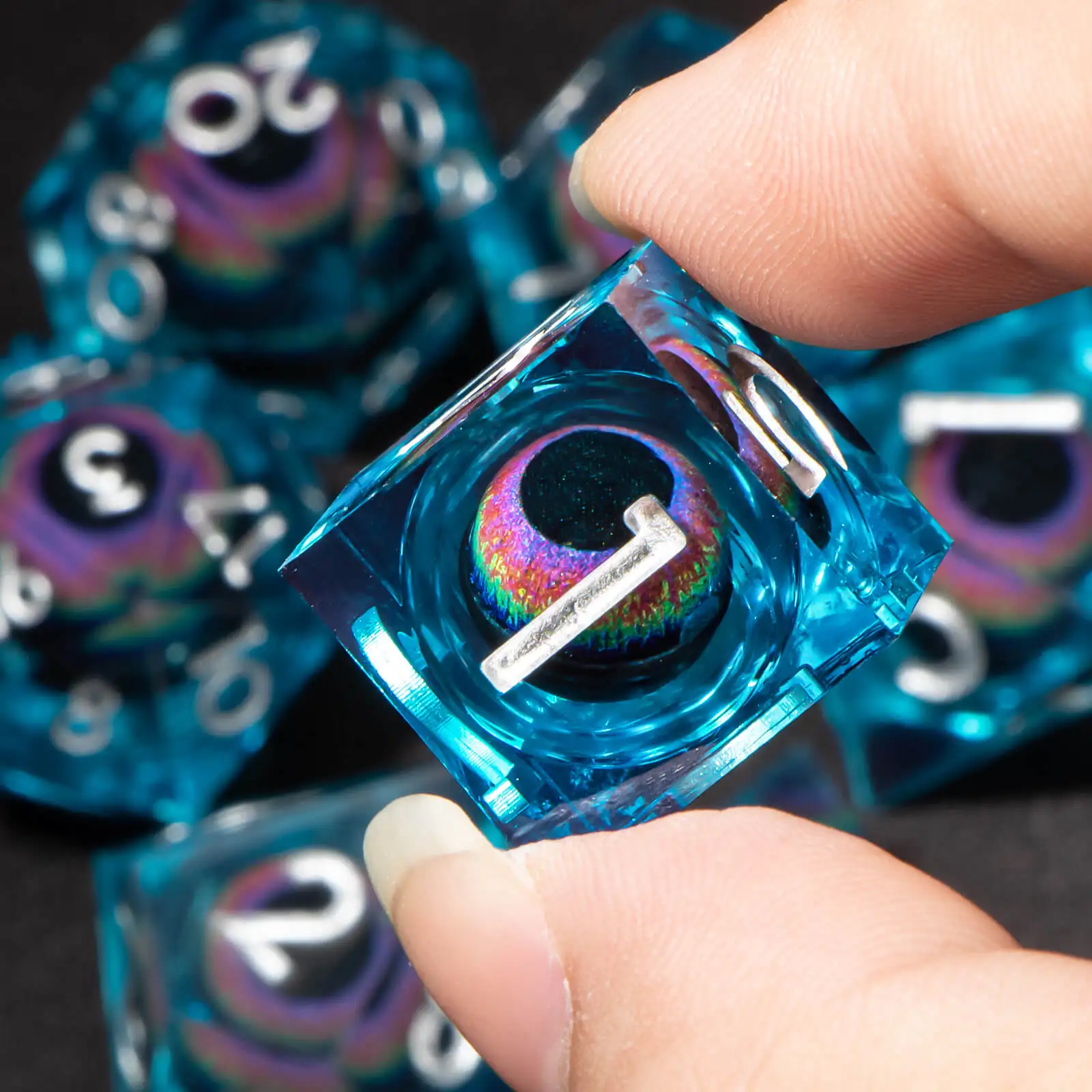 D и жидкий сердечник полиэдрические полимерные кости набор DND &amp подземелье