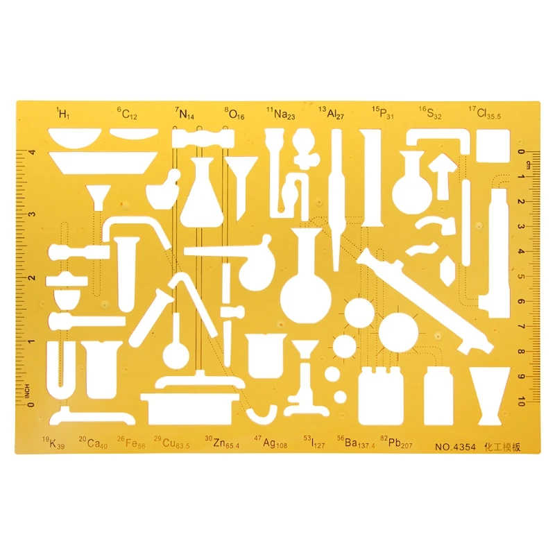 

Resin Drawings Template Ruler For Physical Instrument Measuring Tool