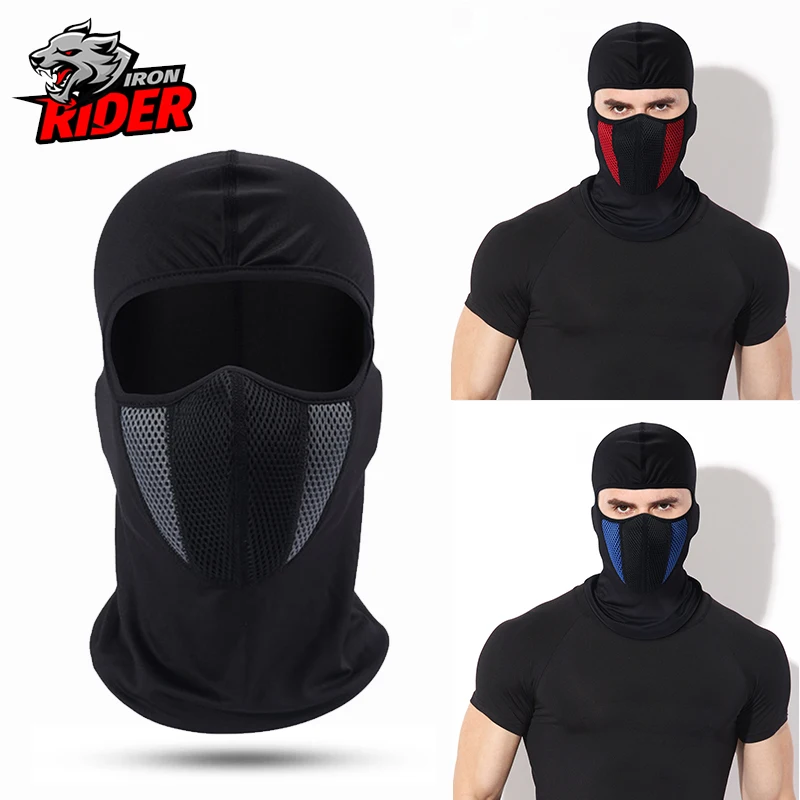 

New Motorcycle Full Face Mask Windproof Skiing Head Masks Tactical Motocross Cycling Biker Hood Cap Men Helmet Summer Mask