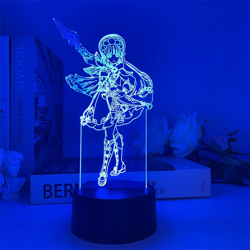 

Impact Yun Jin night light 3D USB led game character model lights children birthday gift bedroom decoration lights