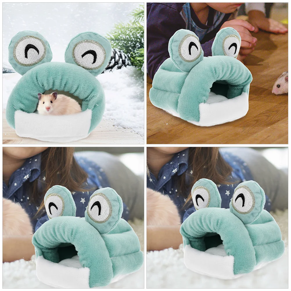 Хомяк теплое хлопковое гнездо шиншилла домик хижина домашнее милое убежище