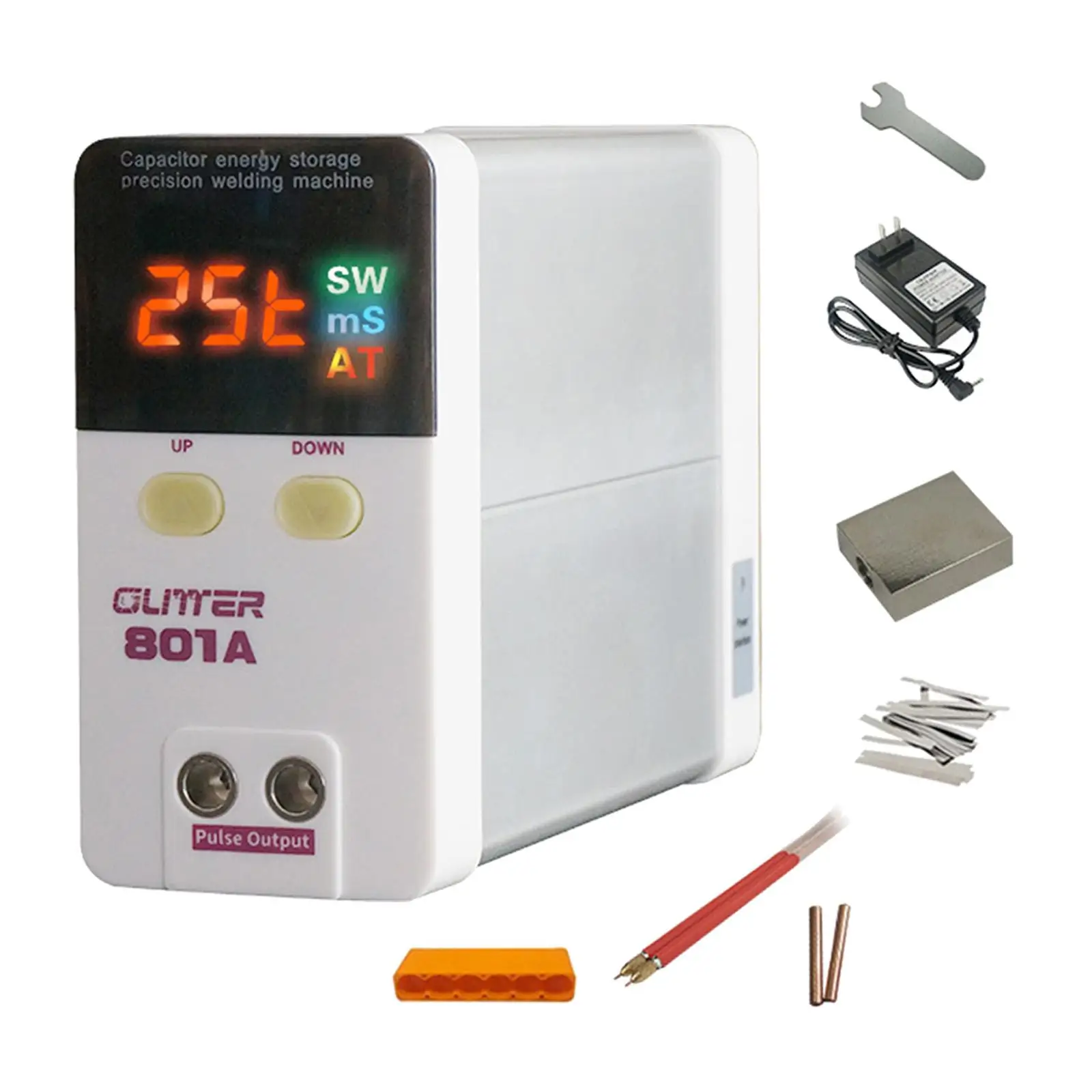 

Portable Spot Welder for Battery Plate Spot Welding 99 Gears Adjustable Equipment Adjustable Spot Welding Machine for Beginner