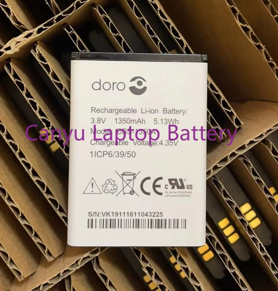 For 2pcs/lot  1350mAh DBS-1350A Replacement Battery for Doro 7050 Consumer Cellular