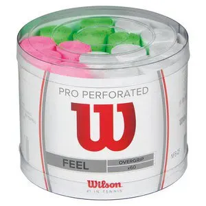 

Pro Perforated Racket Overgrip, Assorted Colors - 60 Ct. Bucket