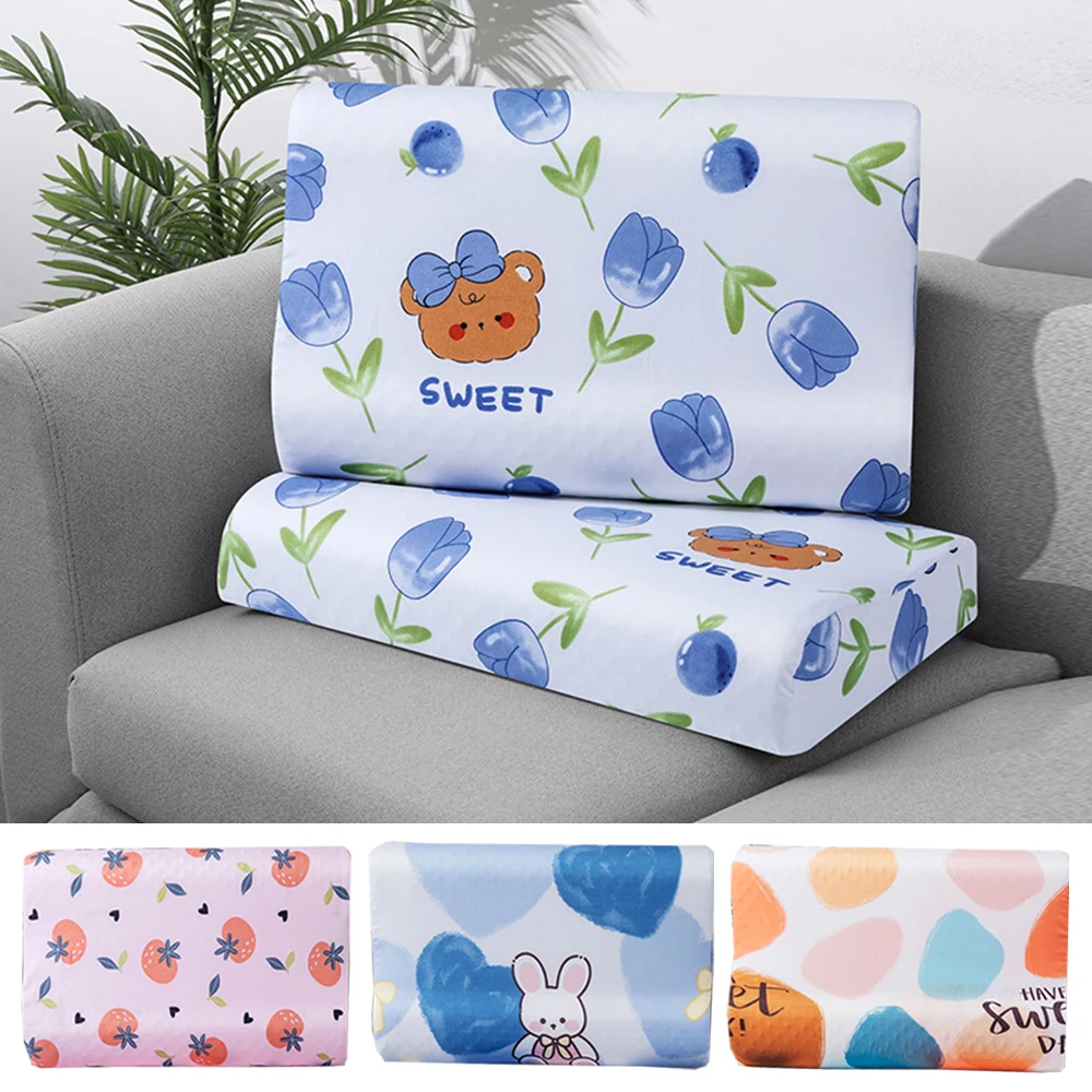 

Моющаяся наволочка для подушки из латекса, 30x50 см, 40x60 см, для взрослых и детей, наволочка из латекса с рисунком в скандинавском стиле, наволочка для сна