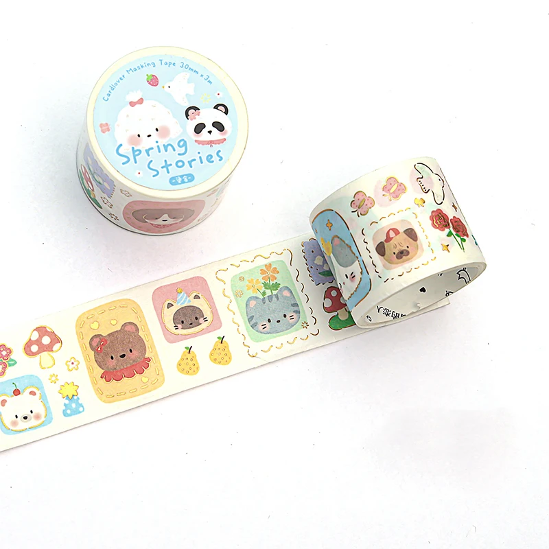 

40 мм * 2 м Ins штамп стиль васи лента DIY декор для скрапбукинга планировщик наклейки для дневника маскировочные ленты эстетические канцелярские товары офисные принадлежности
