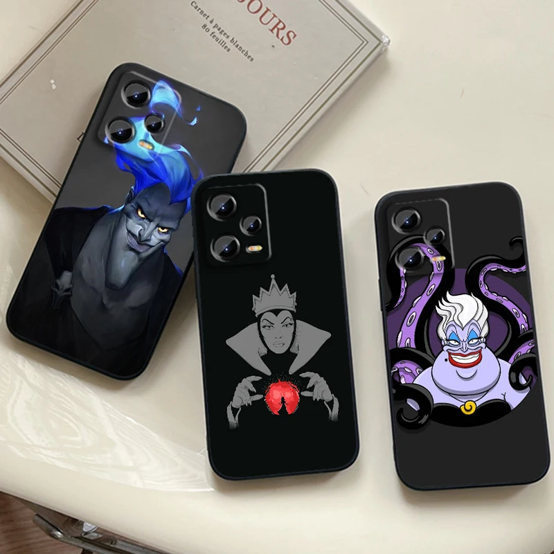 Чехол для телефона Maleficent Usula Disney Xiaomi Redmi Note 13 12R 12 12S Turbo 11 11T 11S 10 10S Pro Plus