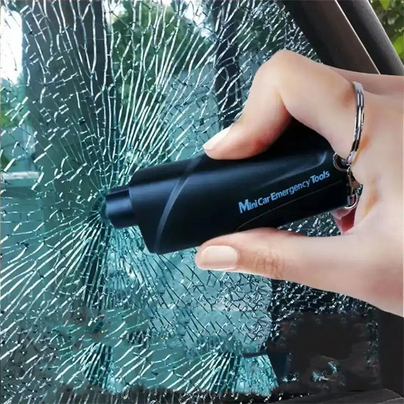 

Portable Car Window Breaker Hammer Escape Glass Window Breaking Artifact Multi-functional Car Rescue Hammer Car Accessory