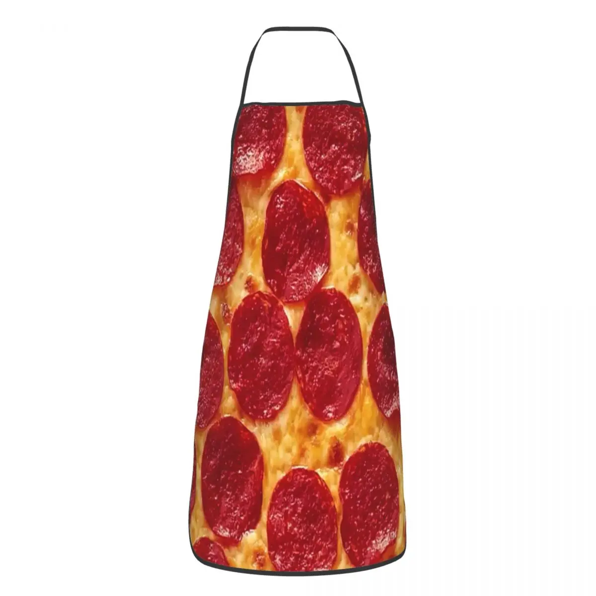 

PIZZA Food Cheese Bread Kitchen Cuisine Apron Polyester Bib Tablier for Men Women Chef BBQ Dinner Party