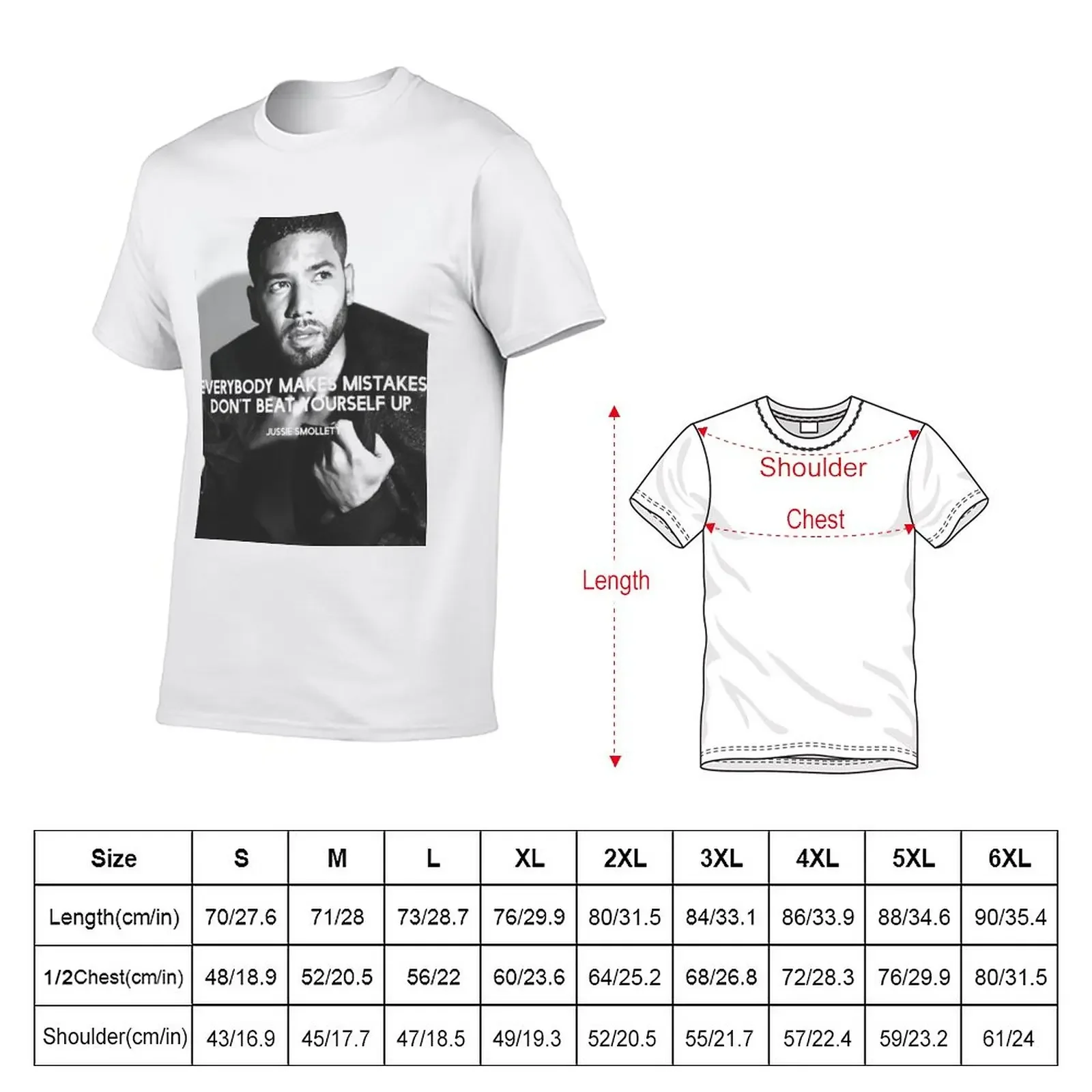 Футболка Jussie Smollett BW с аниме-фигурками спортивные фанаты заготовки тяжелые