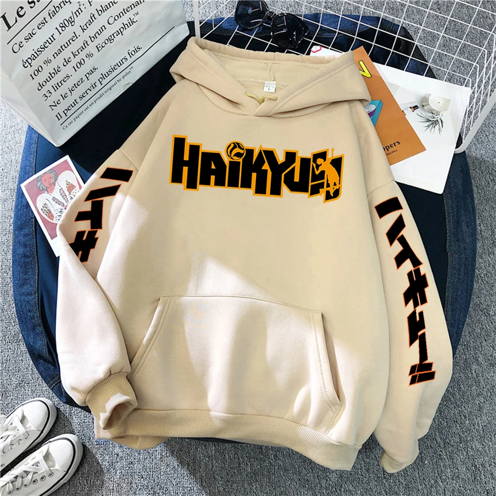 

Japan Anime Haikyuu Manga Prints Hoodies Mens New Fashion Hoody Hip Hop Fleece Sweatshirts Crewneck Pullovers Cute Clothing Man