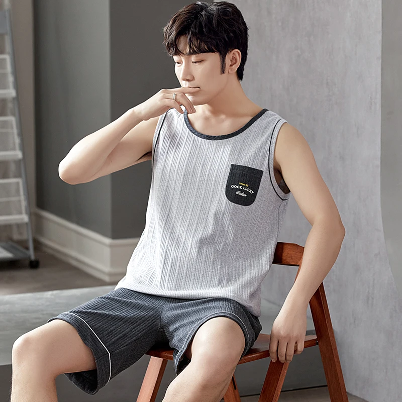 Новое поступление летняя одежда для мужчин жилет с V-образным вырезом + клетчатые