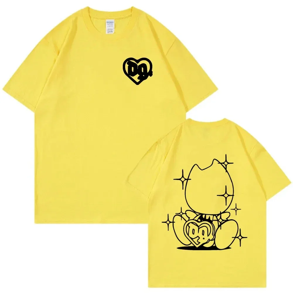 Футболка мужская оверсайз в стиле хип-хоп с коротким рукавом и логотипом