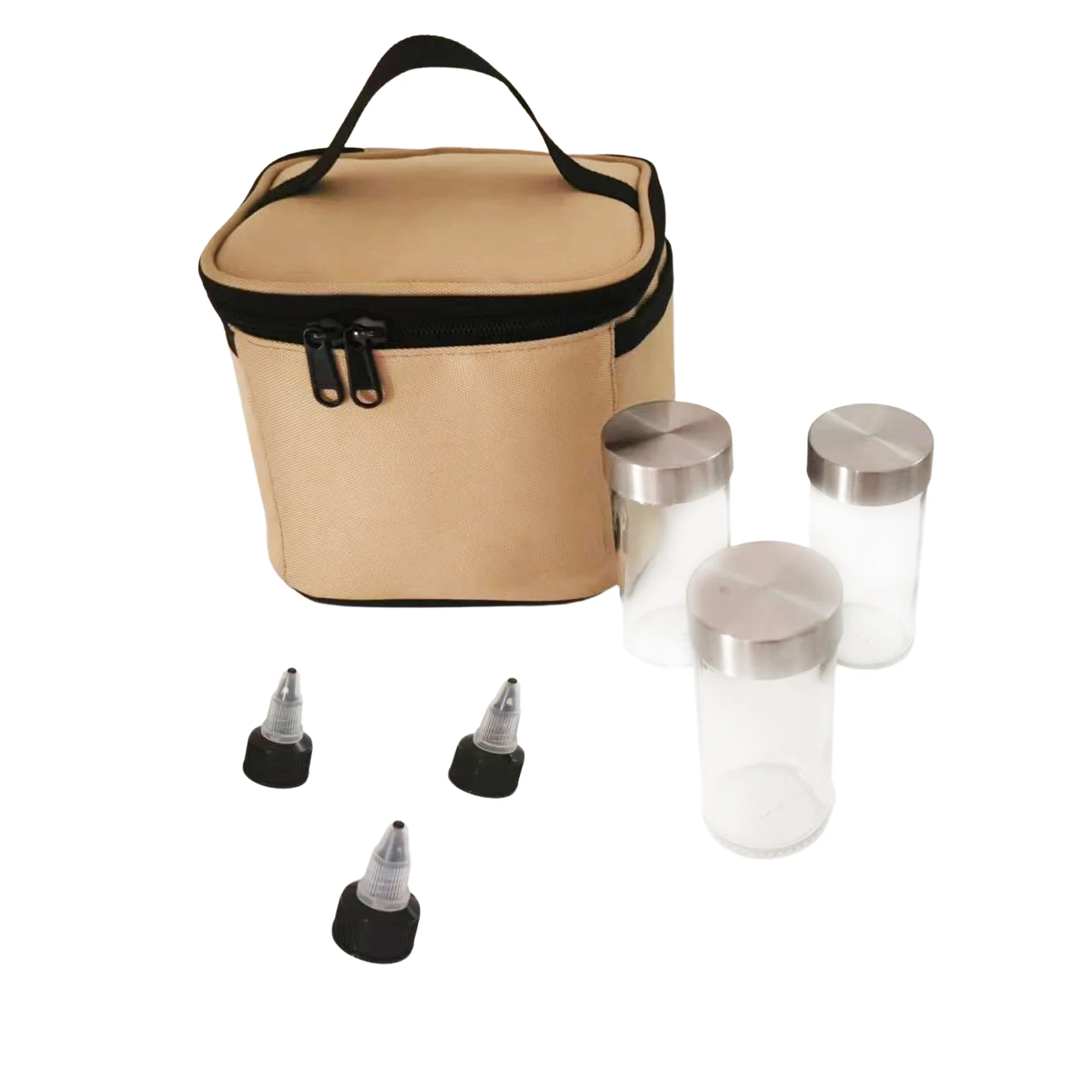

Camping Spice Kit Spice Jars Portable Spice Jar Storage Bag Set Spice Organizer Containers Set With Storage Bag Reusable Spice