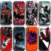 marvel comics phone cases for samsung s20 s21 fe plus ultra back cover luxury ultra tpu shell coque protective shockproof funda