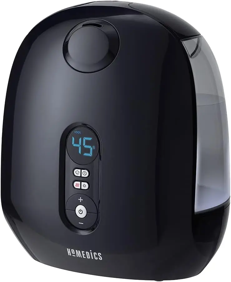 

TotalComfort Deluxe Ultrasonic Air Humidifier, Adjustable Dual 3.8L Water Tanks with Warm and Cool Mist for Home, Office or Nurs