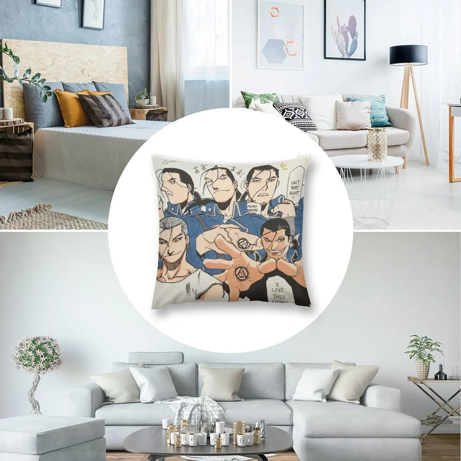 Наволочка Solf J. Kimblee - Ishvalan War Collage