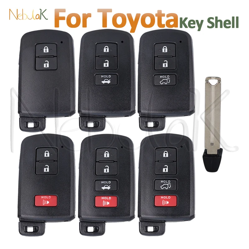 Чехол для автомобильного ключа чехол смарт-ключа Toyota Avalon Camry RAV4 2012-2015 вставка