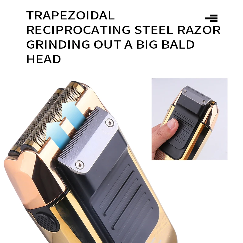 Электробритва Kemei 2 в 1 для мужчин аккумуляторная бритва бороды плавающий триммер