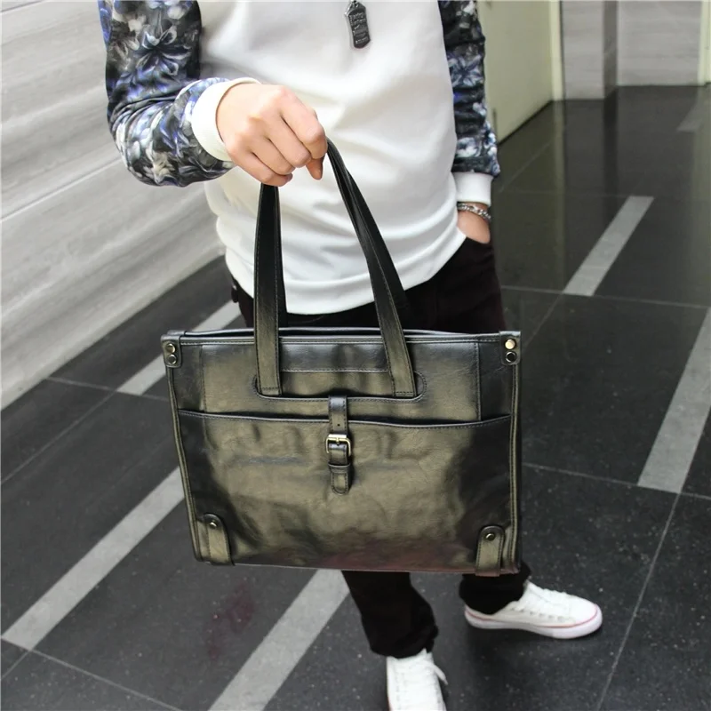 

2022 New Japanese and Korean Men's Handbag Fashion Shoulder Bag Crossbody Men's Korean Handheld Business Travel Computer Bag