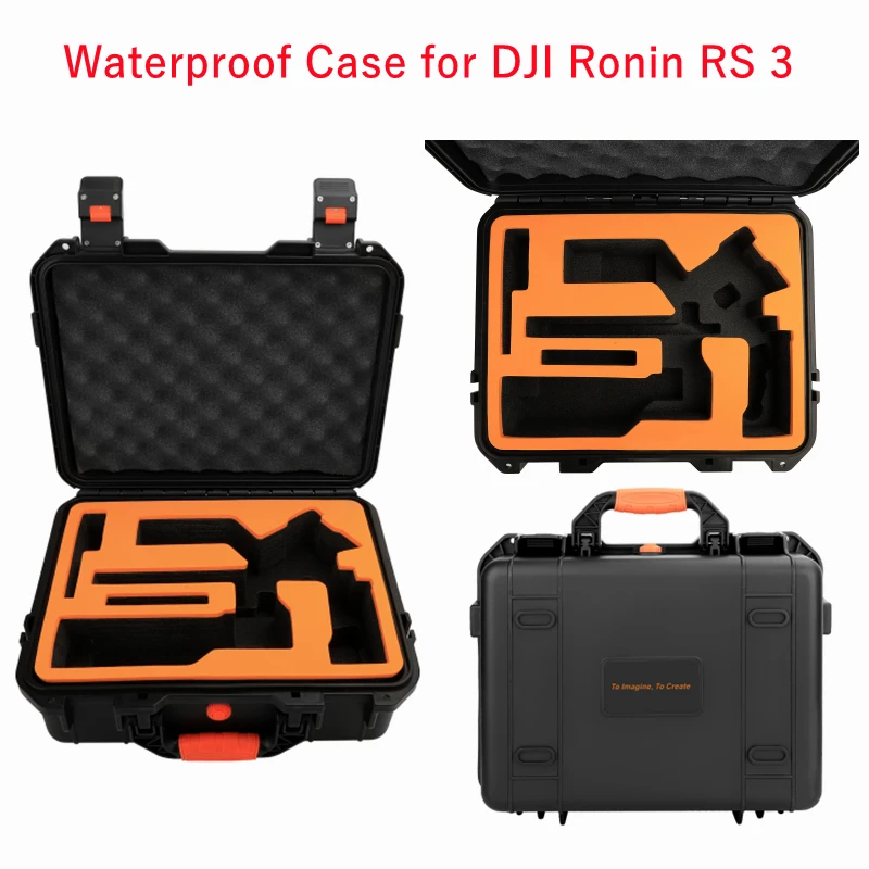 New RS3 Storage Waterproof Case Hard ABS Suitcase Travel Portable Protective Case for DJI Ronin RS 3 3-Axis Gimbal Stabilizer