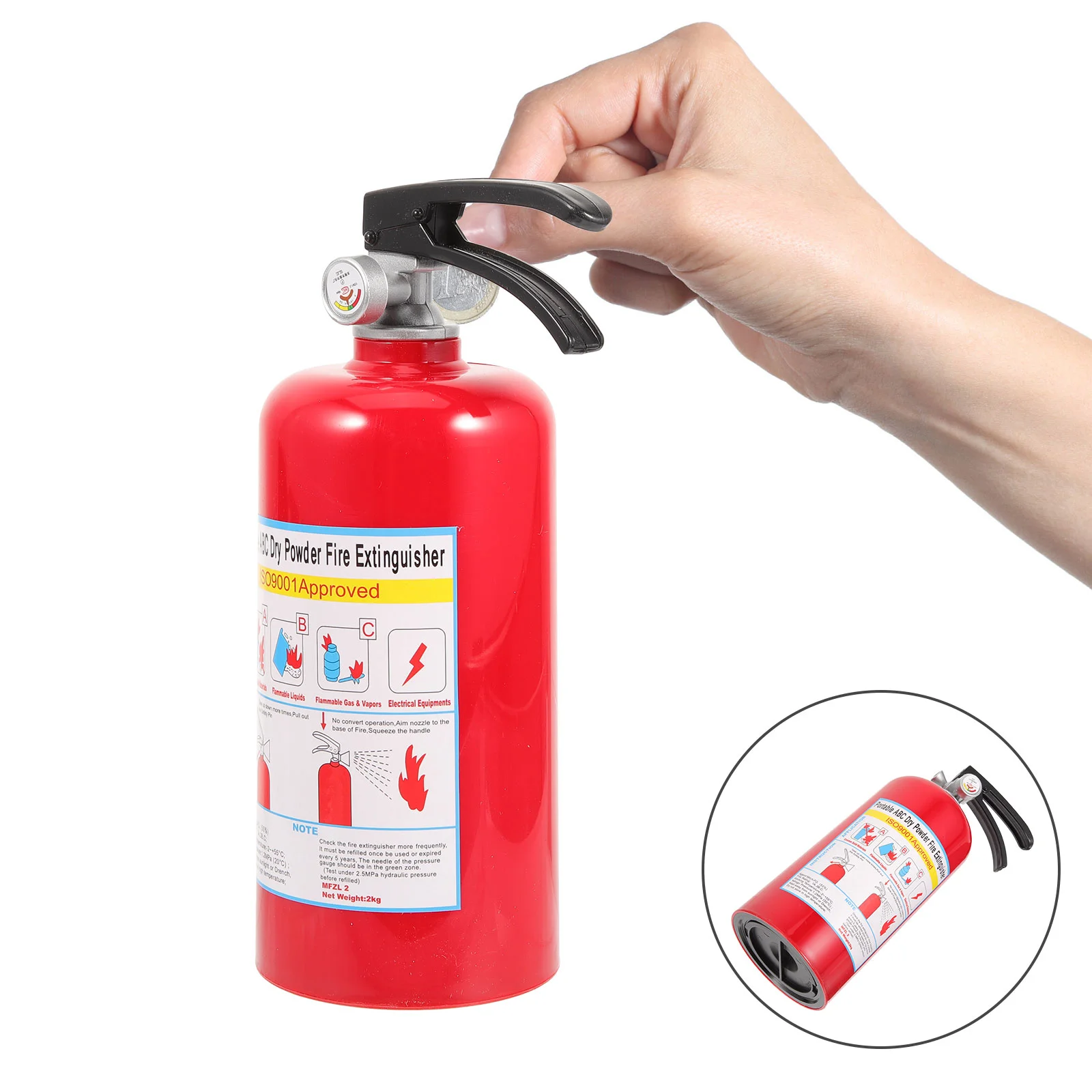 

Pretend Kids Room Decoration Coin Bank Fire Extinguisher Shape Piggy Banks Girls