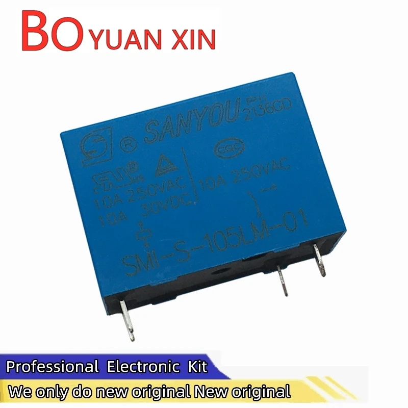 Новое оригинальное 4-контактное реле SANYOU SMI-S-105LM-01 заменяет SMI-05VDC-SL-A HRMH-S-DC5 Малые