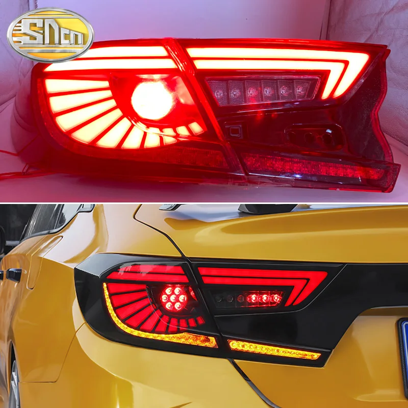 

LED Tail Lights For Honda Accord 10th Gen 2018 2019 2020 2021 2022 Animation DRL Sequential Indicator Rear Lamp Assembly