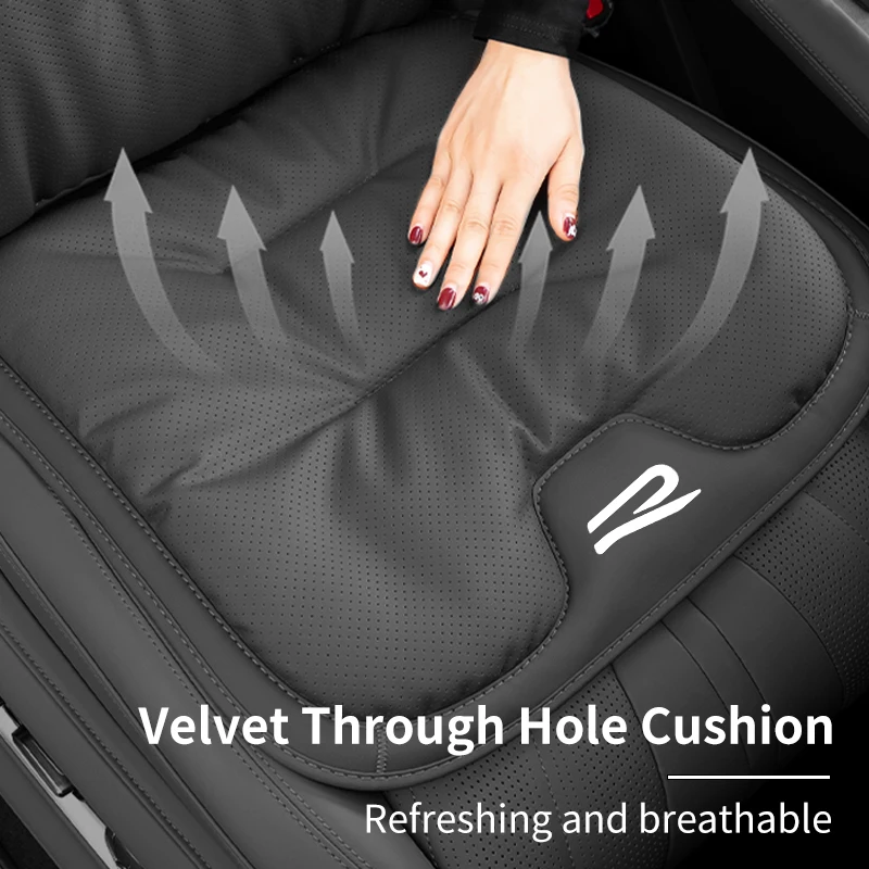 Car Velvet Air Hole Cushion For VW R Tiguan CC Jetta Polo Golf Passat Scirocco Touareg T-ROC