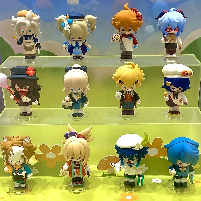 Оригинальные фигурки героев мультфильма Genshin тематические мечты серия Chibi