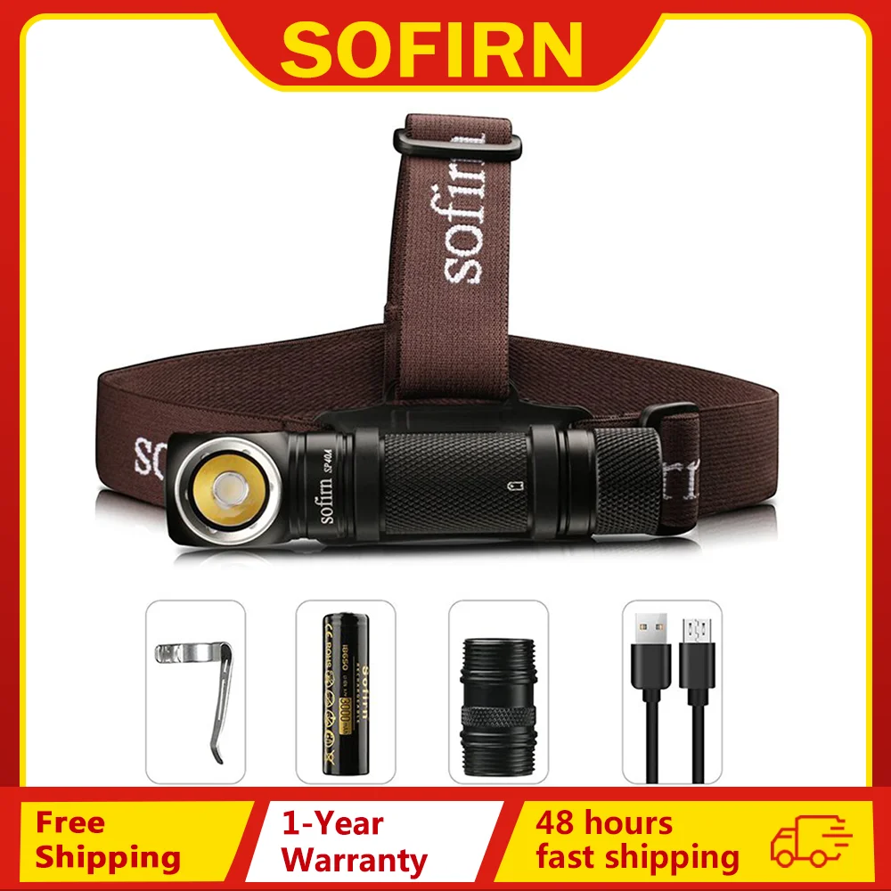 

Sofirn SP40A налобный фонарь TIR Optics 1200 лм